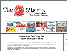 Tablet Screenshot of campcampsite.com